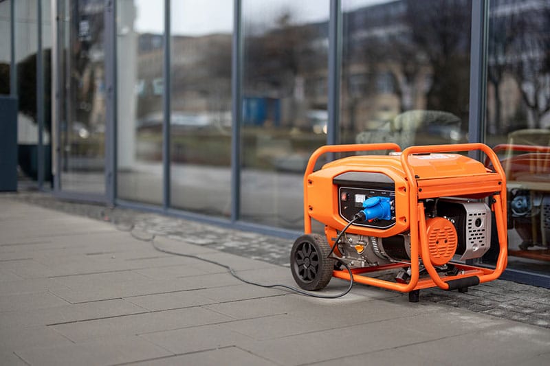 electric generator on a street near shop or cafe 2023 11 27 04 55 34 utc